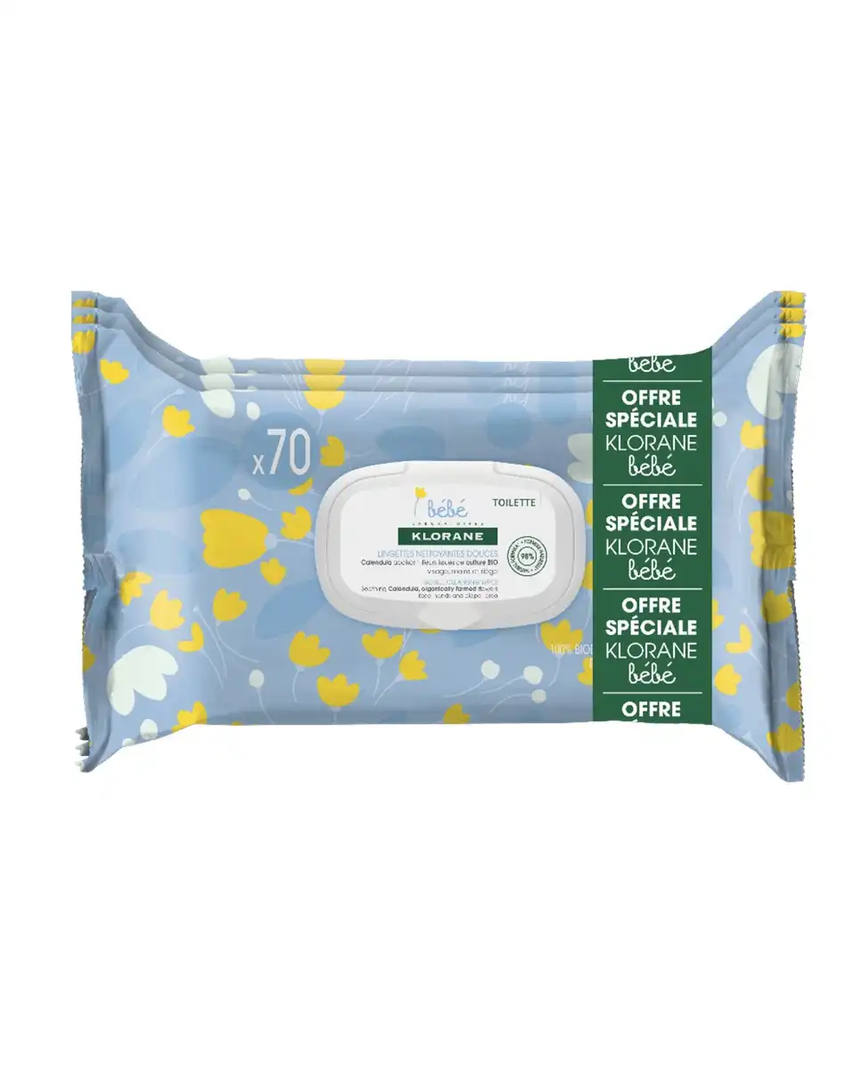 Klorane - Trío Toallitas Limpiadoras Suaves - Klorane - Comparador de precios