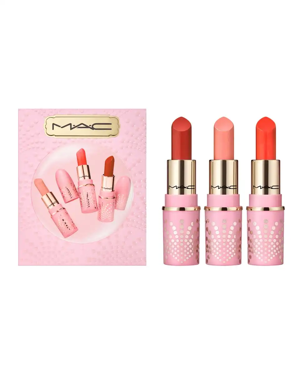 M.A.C - Estuche Regalo Mini Trío Barra De Labios Rosé Bubbles & Bows MAC - M.A.C - Comparador de precios