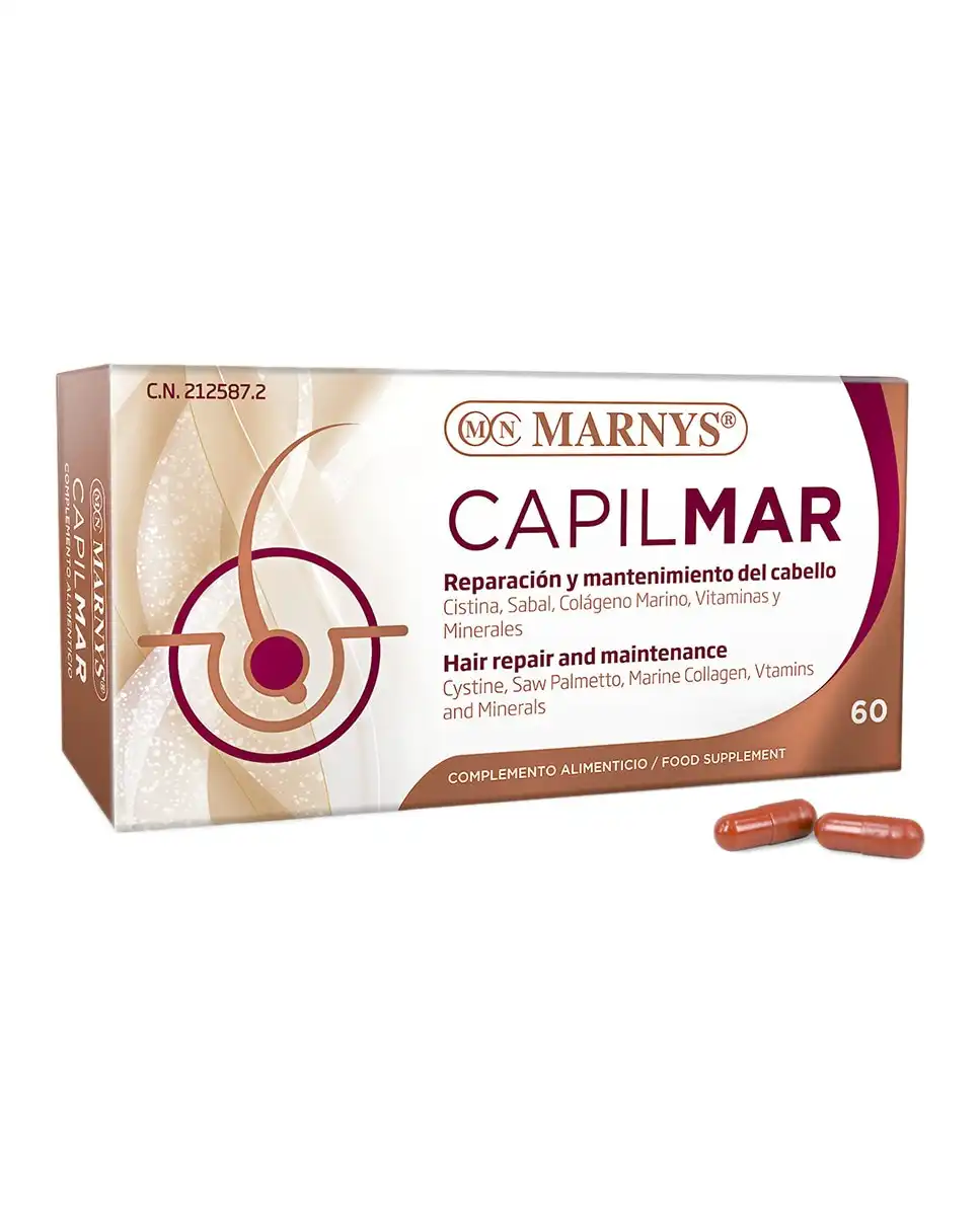 Marnys - 60 Cápsulas Anticaída Reparación y Crecimiento del Cabello Marnys. - Marnys - Comparador de precios