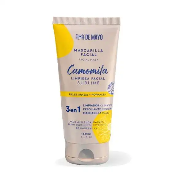 Mascarilla Facial 3 En 1 Camomila - Flor de Mayo - Comparador de precios