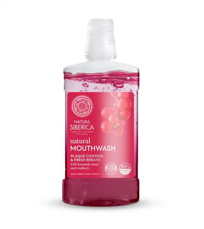 Natura Siberica - Enjuague bucal natural - Schizandra & Arándano Rojo, Control de la placa y aliento Fresco - Natura Siberica - Comparador de precios