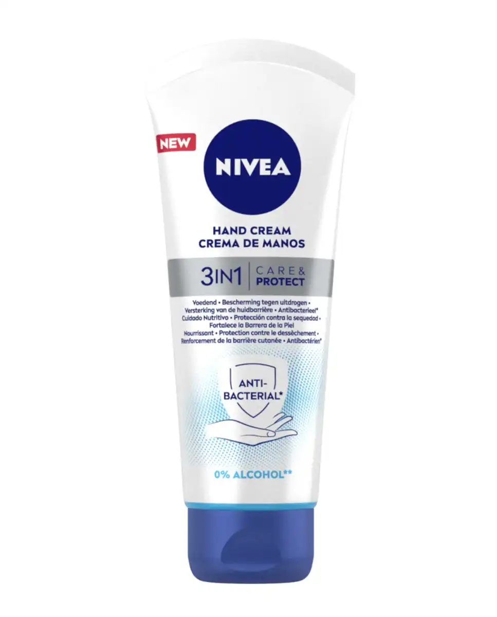 NIVEA - Crema De Manos 3 En 1 Care & Protect Anti-bacterial - Nivea - Comparador de precios
