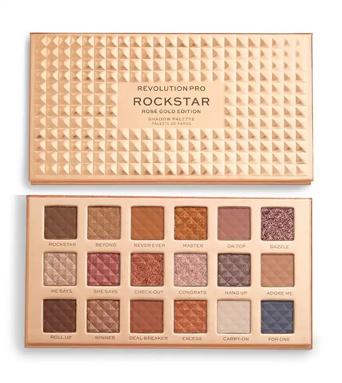 Revolution Pro - Paleta de sombras Rockstar - Rose Gold Edition - REVOLUTION PRO - Comparador de precios