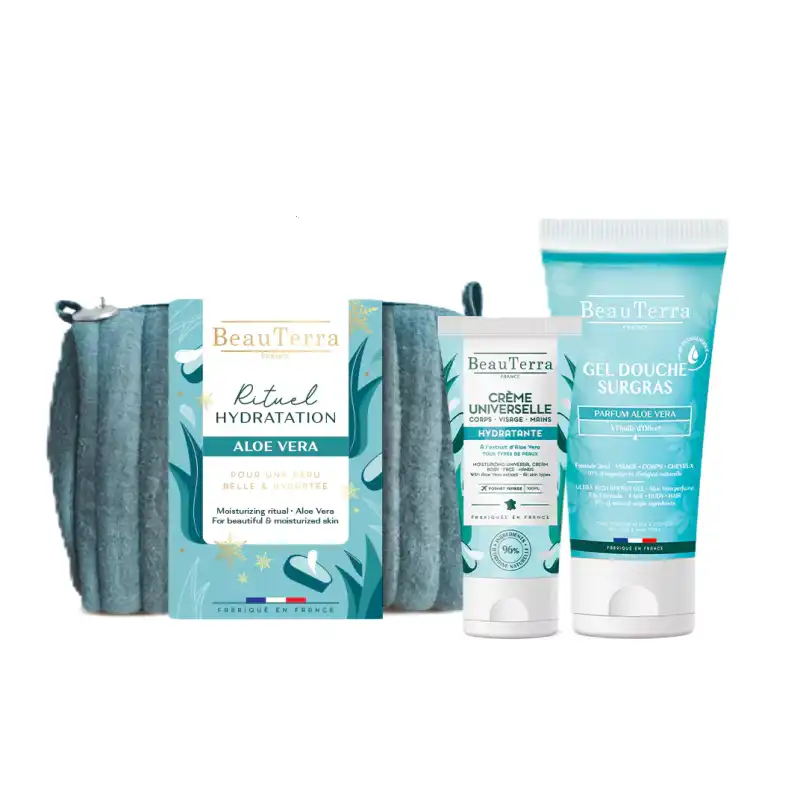 Set Neceser Ritual Hidratante Aloe Vera - BEAUTERRA - Comparador de precios
