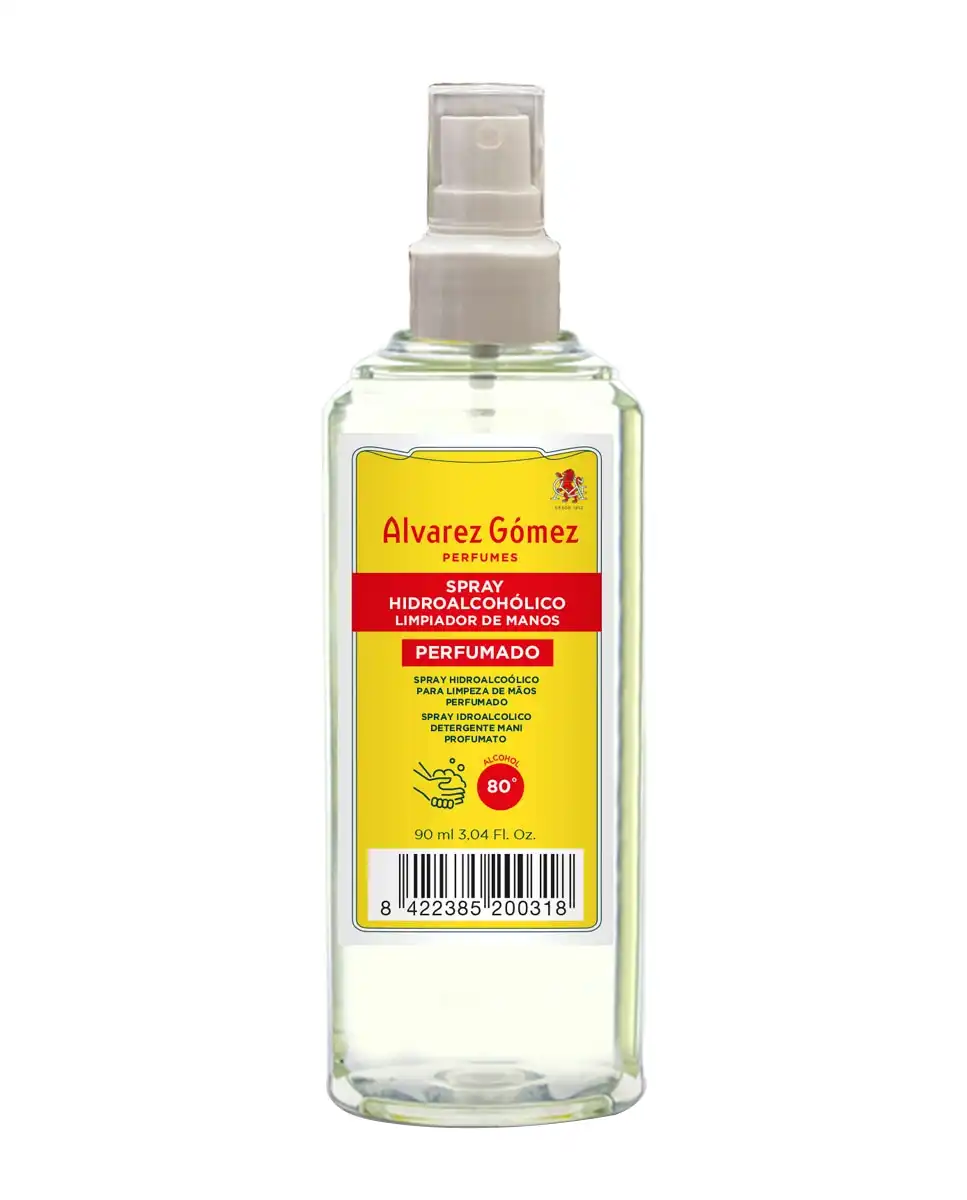 Spray higienizante de manos perfumado Alvarez Gómez 90 ml - Alvarez Gómez - Comparador de precios