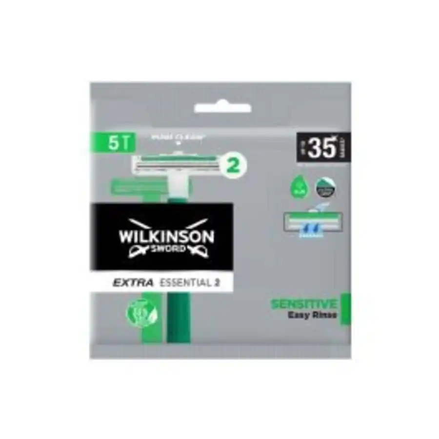 Wilkinson - Wilkinson Sword Extra Essential 2 Sensitive 5 Maquinillas de afeitado y depilación 10 g unisex - Wilkinson - Comparador de precios