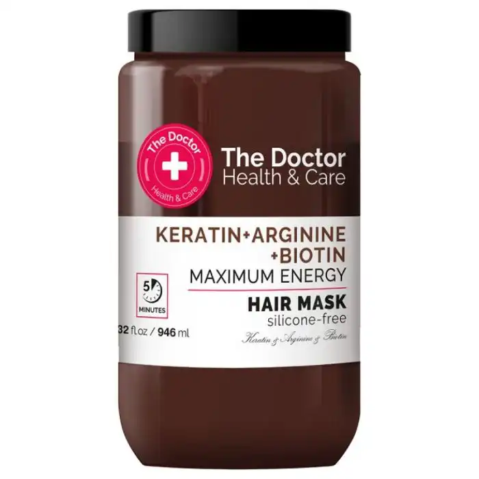 Mascarilla Capilar Maximum Energy con Queratina + Arginina + Biotina 946 ml - The Doctor - Comparador de precios