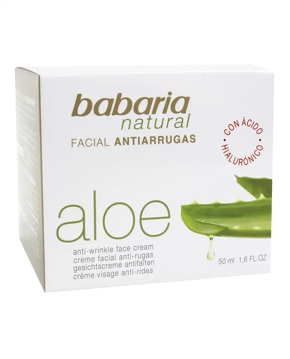 Babaria - Crema Facial Antiarrugas Aloe Natural - Babaria - Comparador de precios