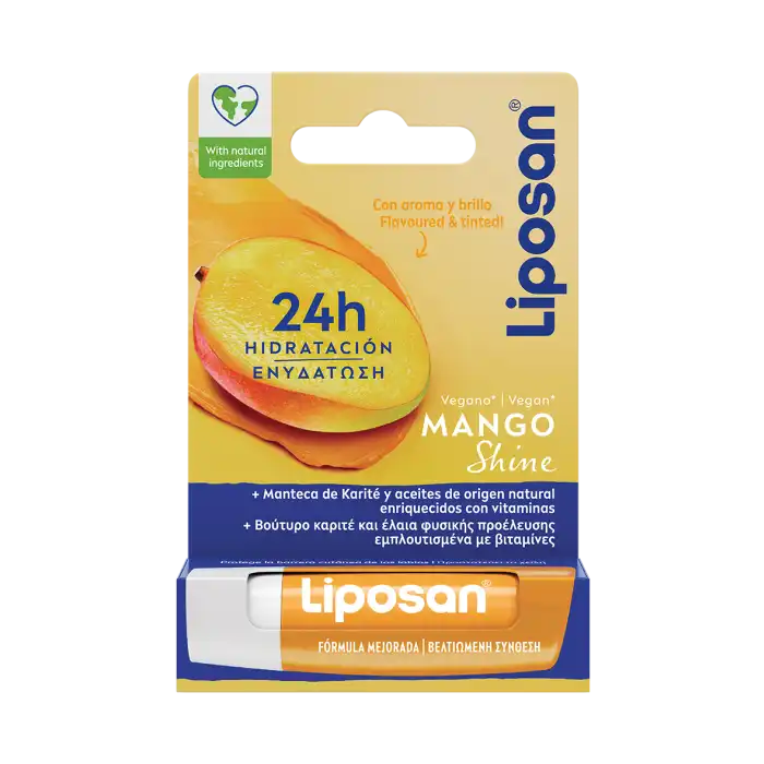 Bálsamo Labial Sabor Mango Shine 4.8 gr - Liposan - Comparador de precios