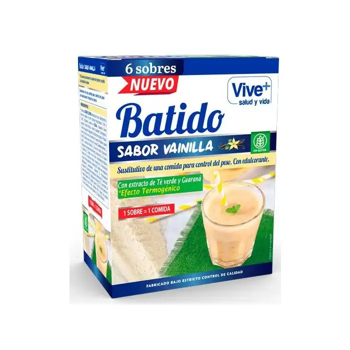 Batido Sustitutivo Vainilla 30 gr - Vive + - Comparador de precios