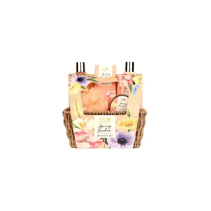 Bon Matin Set de Baño Cesta de Mimbre 250 ml - LORENAY - Comparador de precios
