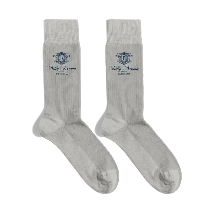 Calcetines Stamp Blank Grey  Billy Brown - BILLY BROWN - Comparador de precios