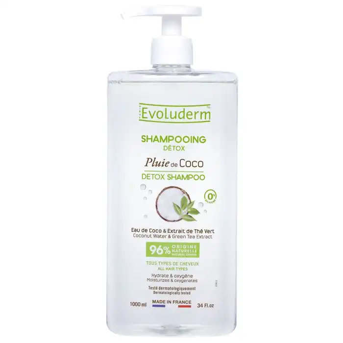 Champú Détox Pluie de Coco 1000 ml - Evoluderm - Comparador de precios
