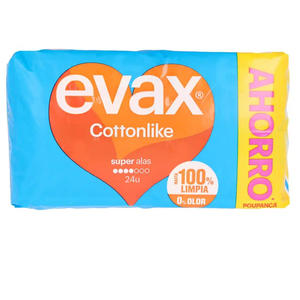 Cottonlike compresas super alas 24 u - EVAX - Comparador de precios