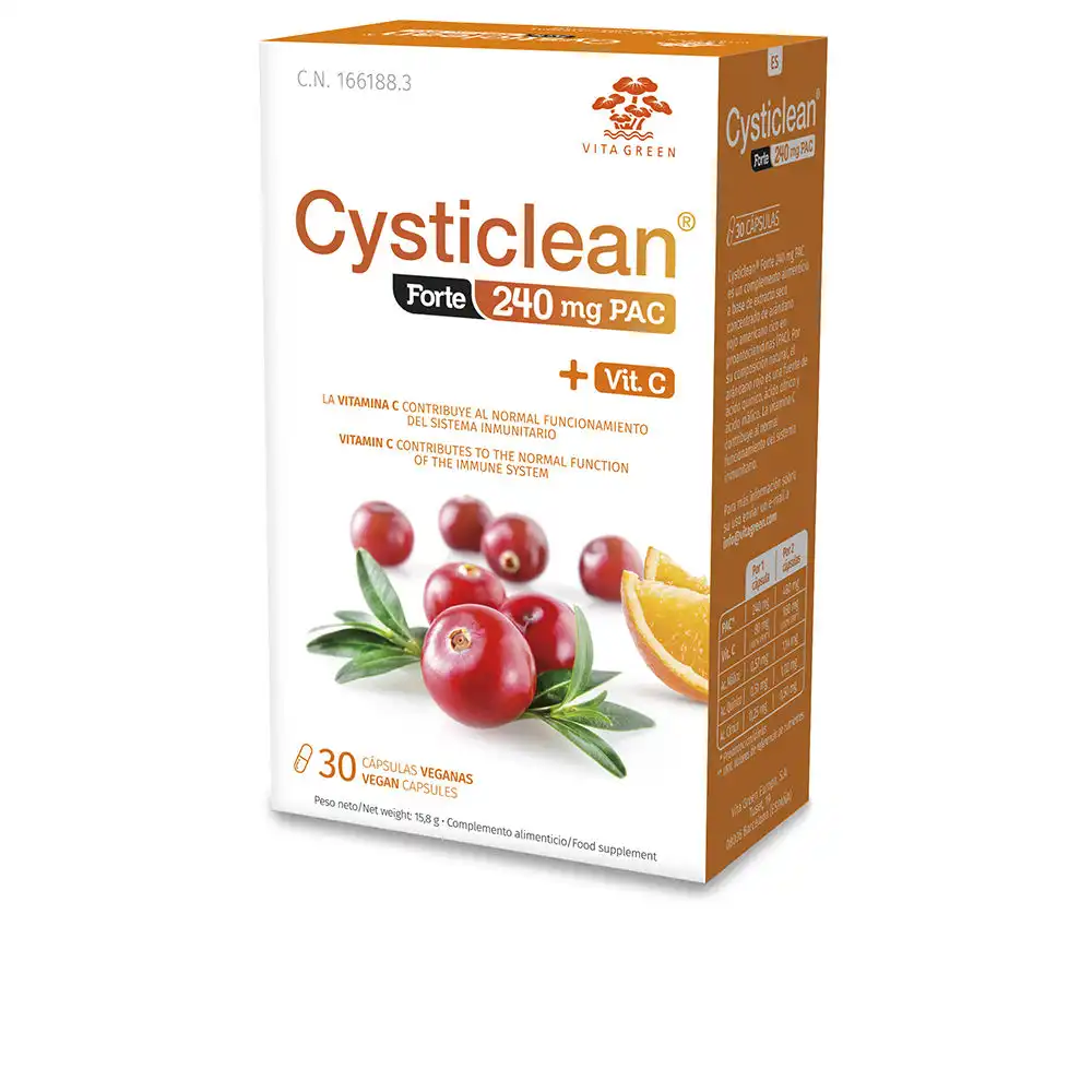 Cysticlean Forte con Pac y Vit C y Arándano Rojo cápsulas 30 u - Cysticlean - Comparador de precios