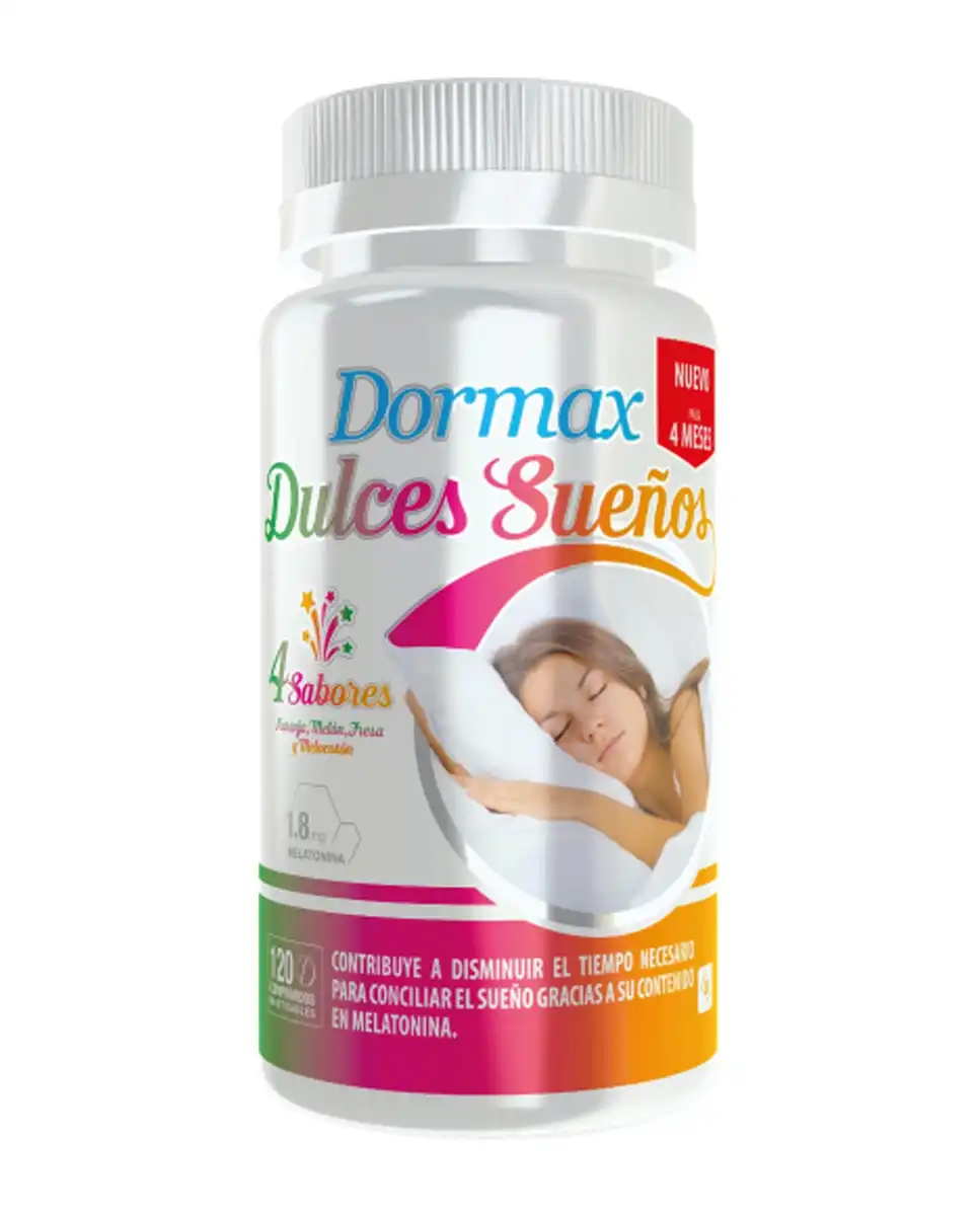Dormax - 120 Comprimidos Masticables Dulces Sueños - Dormax - Comparador de precios