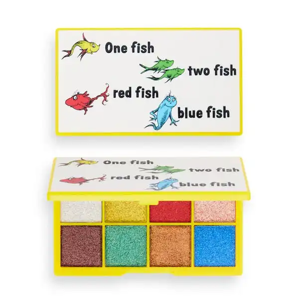 Dr. Seuss One Fish Two Fish Red Fish Blue Fish Shadow Palette - I HEART REVOLUTION - Comparador de precios