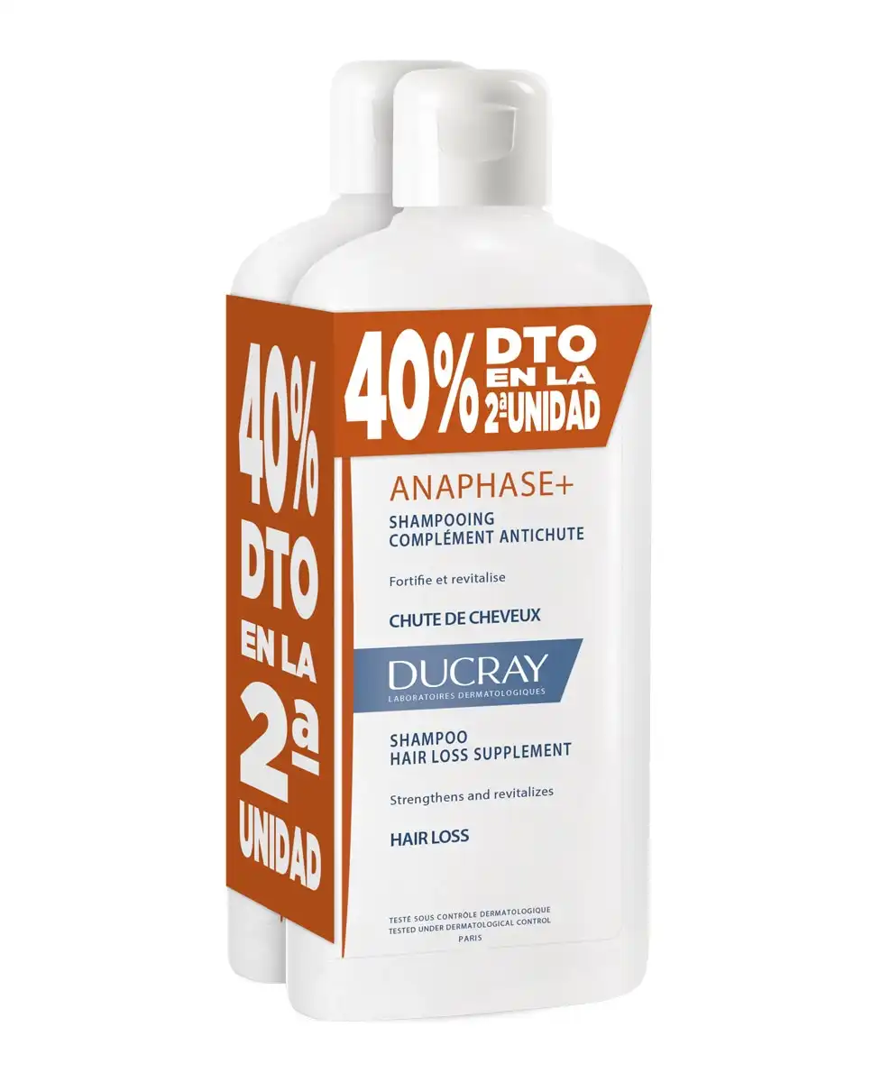 Ducray - Duplo Champú Anticaída Crema Estimulante Anaphase - Ducray - Comparador de precios