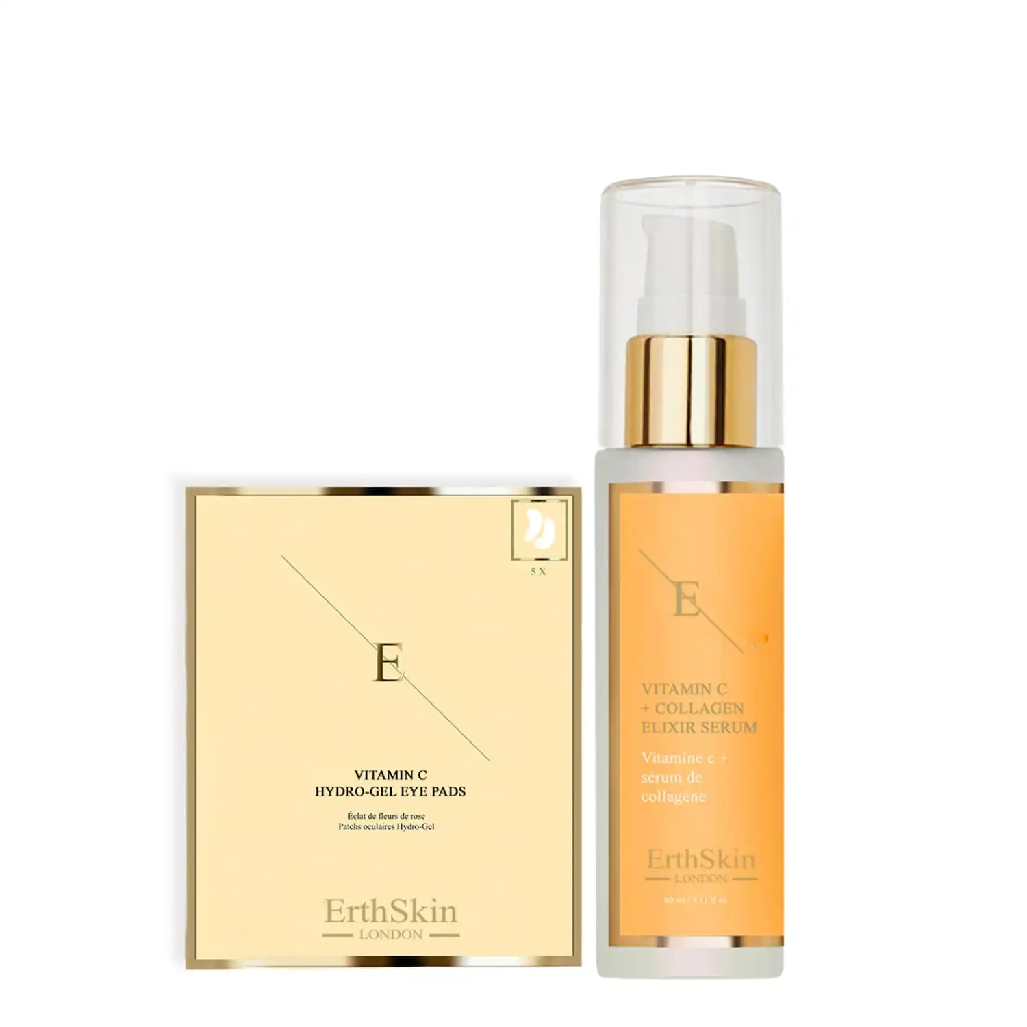 Dúo potenciador de ojos con vitamina C Set de tratamiento facial - ErthSkin London - Comparador de precios
