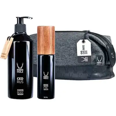 EBENHOLZ Skincare Set de regalo Cedrus Hair & Body Wash 330 ml + Bodyshape Oil Serum 90 ml + Toilet Bag 1.0 pieces - EBENHOLZ Skincare - Comparador de precios
