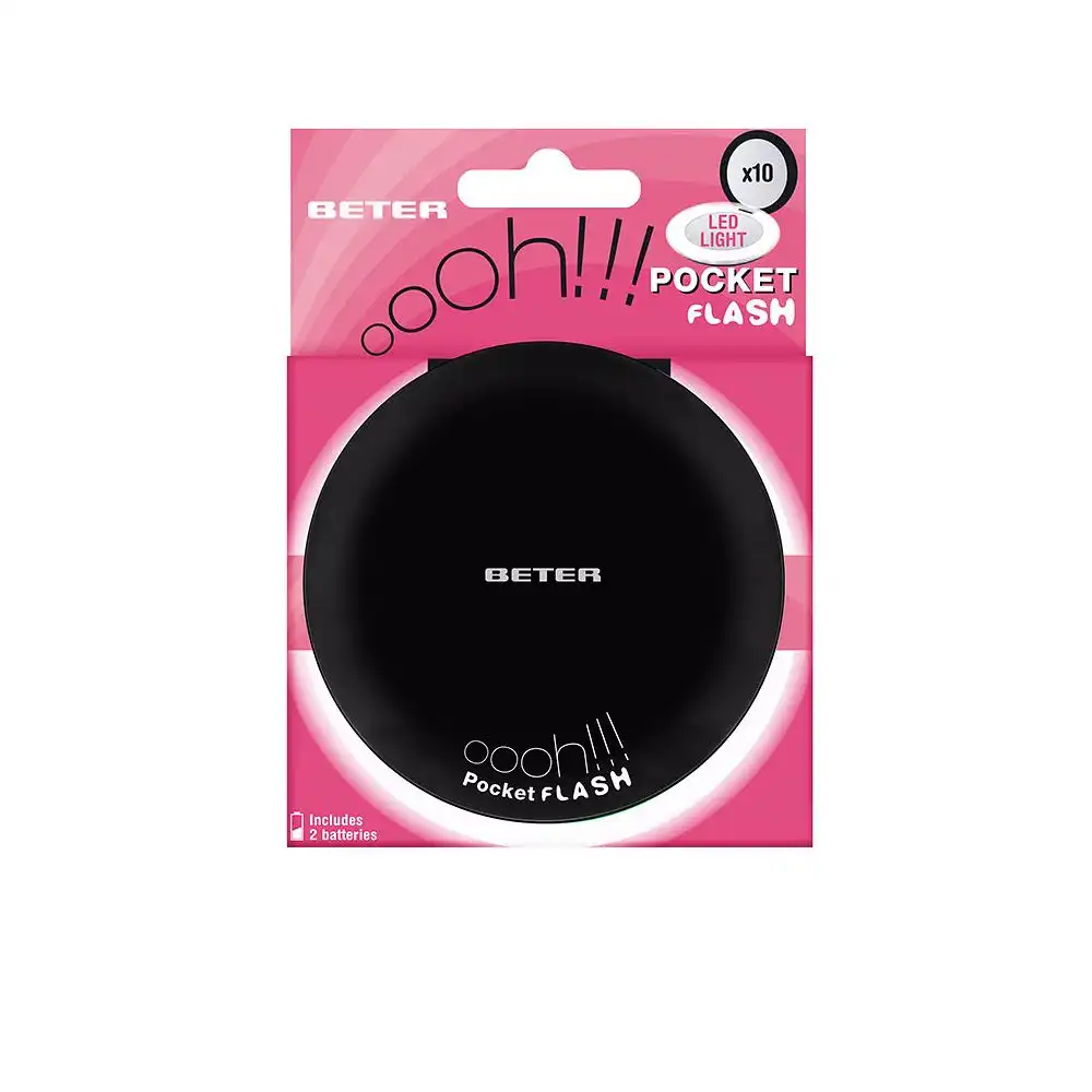 Espejo OHH! pocket flash con luz y aumento x10 #negro 5 ml - Beter - Comparador de precios