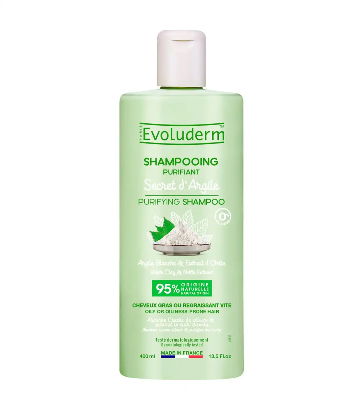 Evoluderm - Champú purificante Secret d'Argile - 400ml - Evoluderm - Comparador de precios