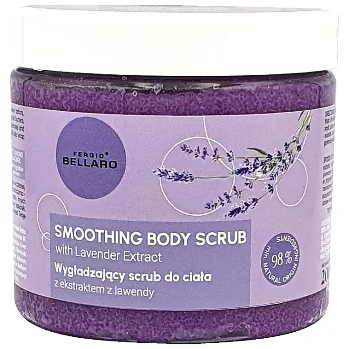 Exfoliante Corporal Suavizante con Extracto de Lavanda 200 gr - Fergio Bellaro - Comparador de precios