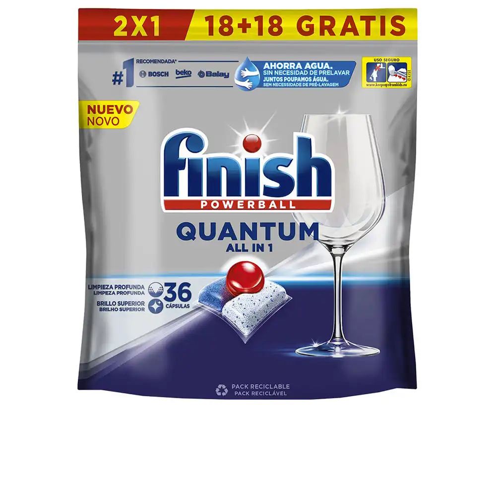 Finish Powerball Quantum lavavajillas 36 pastillas - Finish - Comparador de precios