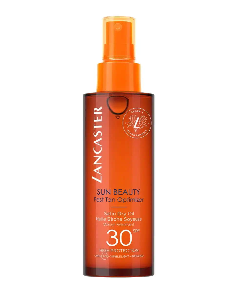 Lancaster - Aceite Protector Solar Sun Beauty Fast Tan Optimizer Satin Dry Oil SPF30 150 ml - Lancaster - Comparador de precios
