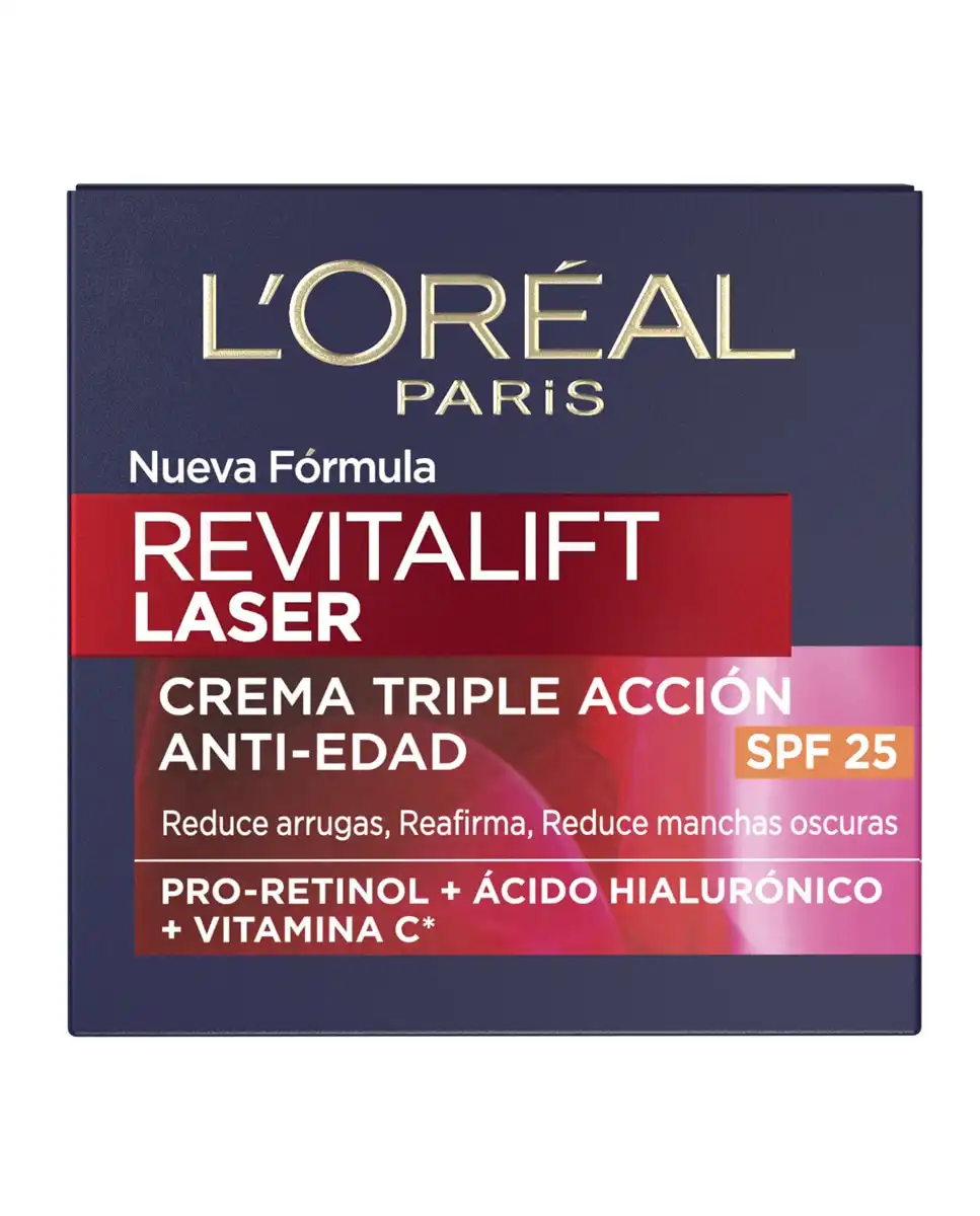 L'Oréal Paris - Crema De Día Antiedad Revitalift Láser SPF25 - L'Oréal Paris - Comparador de precios