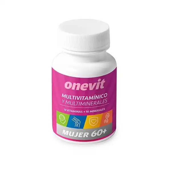 MultivitamÃnico Mujer 60+ - ONEVIT - Comparador de precios