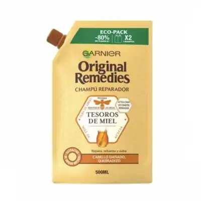 Original Remedies Champú Original Remedies Eco Pack Miel, 500 ml - Original Remedies - Comparador de precios