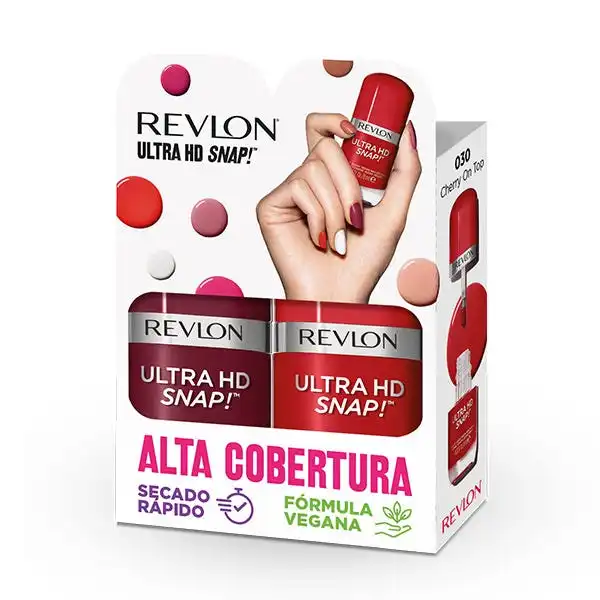 Pack Duo Ultra Hd Snap Shady Cherry - Revlon - Comparador de precios