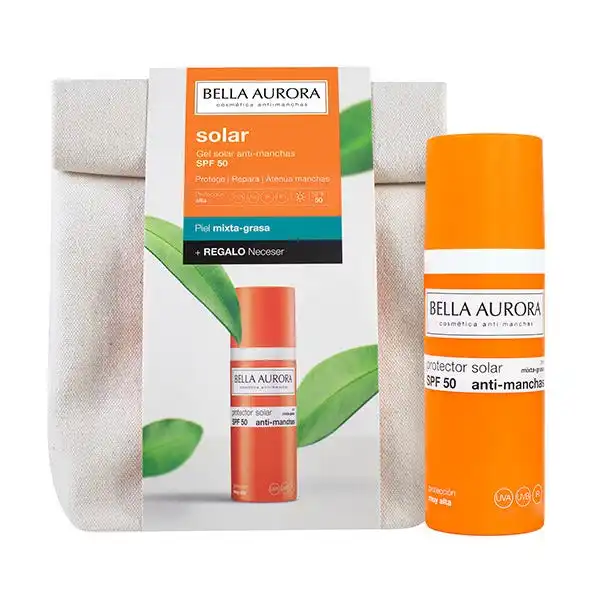Pack Gel Sol Spf 50 Piel Mx +Bolsa - BELLAÂ AURORA - Comparador de precios