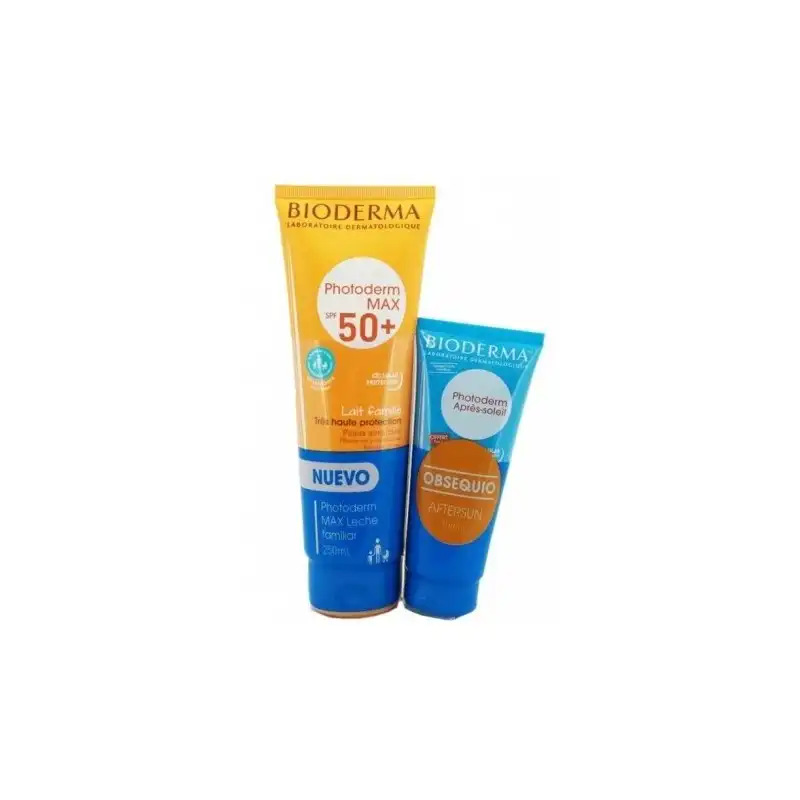 Pack solar photoderm max leche familiar 250ml+ after sun gratis - BIODERMA - Comparador de precios