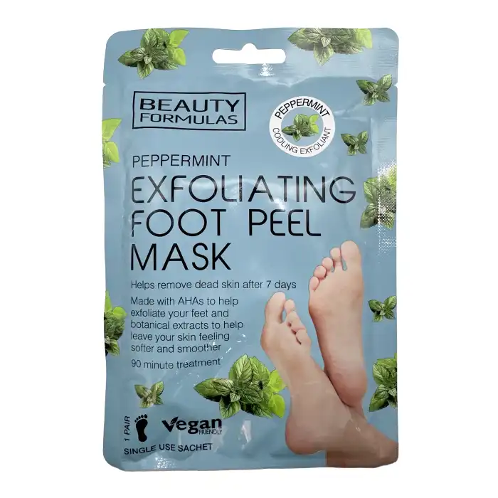Peppermint Mascarilla Exfoliante para Pies - Beauty Formulas - Comparador de precios