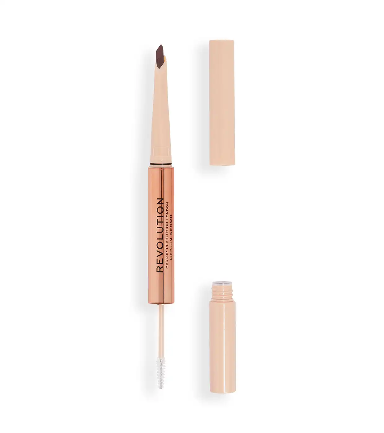 Revolution - Lápiz de cejas Fluffy Brow Filter Duo - Medium Brown - Makeup Revolution - Comparador de precios