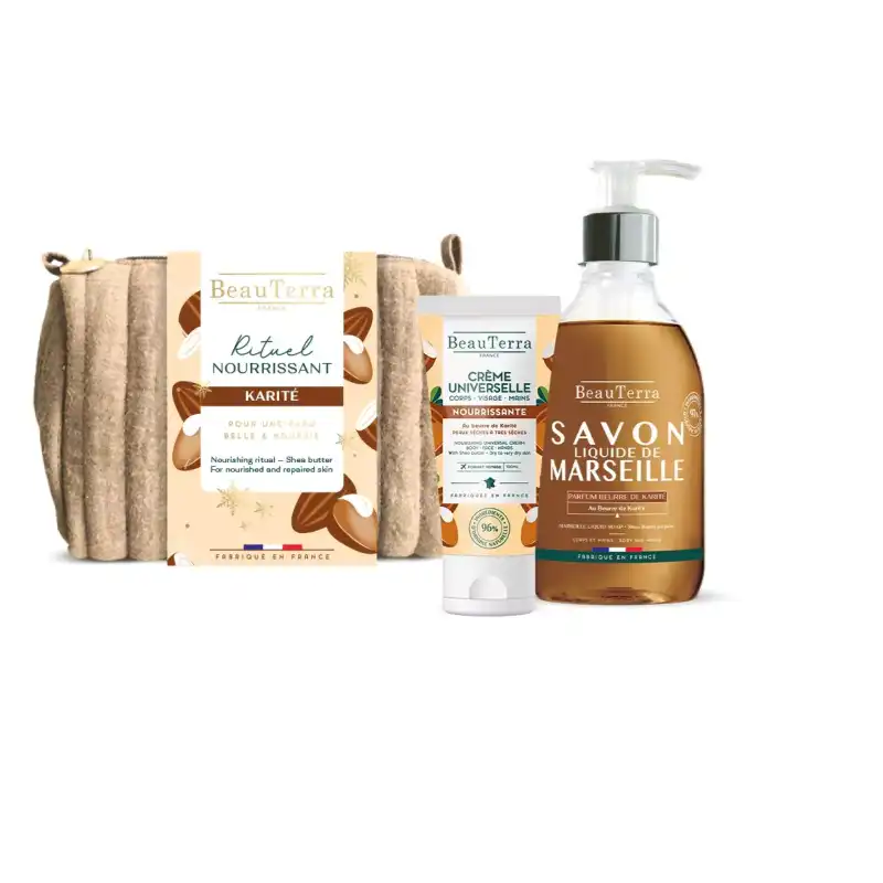 Set Neceser Ritual Nutritiva Manteca De Karité - BEAUTERRA - Comparador de precios
