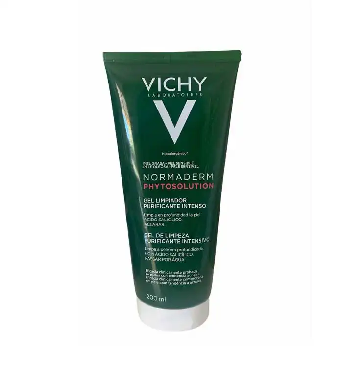 Vichy - Gel purificante intenso Normaderm Phytosolution 200ml - Piel grasa y sensible - Vichy - Comparador de precios