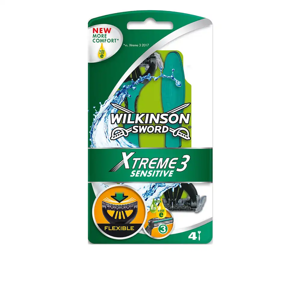 XTREME-3 Sensitive maquinilla desechable 4 u - Wilkinson - Comparador de precios