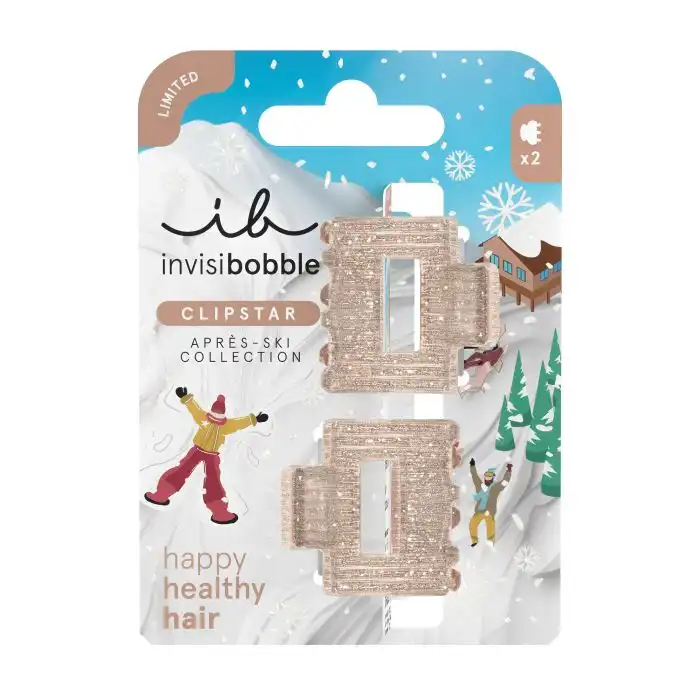 ¡33% DTO! Clipstar S Apres Ski Collection Shimmer Pinzas para el Pelo - Invisibobble - Comparador de precios
