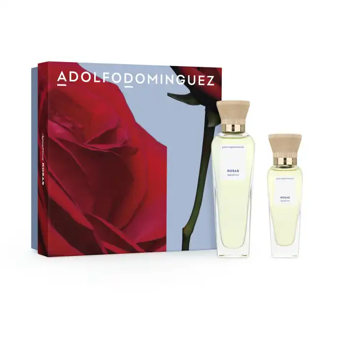 ¡43% DTO! Estuche de Regalo Agua Fresca de Rosas Eau de Toilette 120 ml - Adolfo Dominguez - Comparador de precios