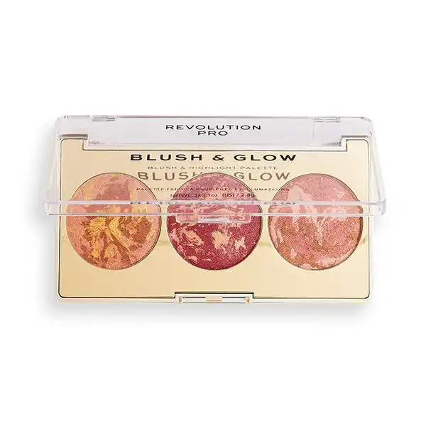 Blush & Glow Hightlight Palette Cranberry Glow - REVOLUTION PRO - Comparador de precios