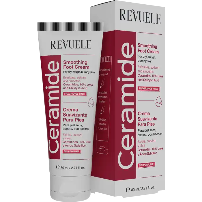 Ceramide Crema Suavizante para Pies 80 ml - Revuele - Comparador de precios
