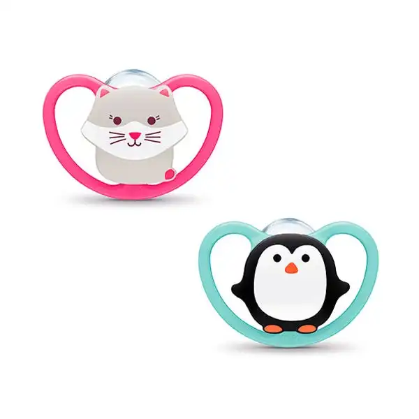 Chupete Space Silicona 2Ud - NUK - Comparador de precios