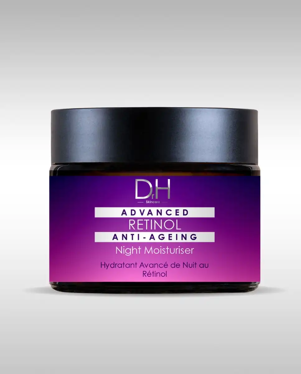 Crema hidratante de noche antiedad con retinol avanzado Dr H 60ml 700 - skinChemists - Comparador de precios