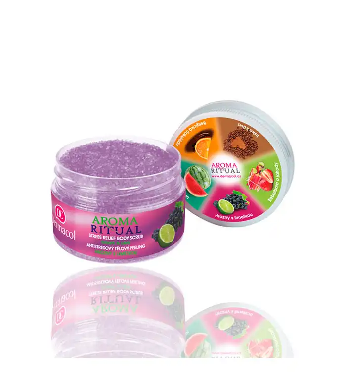 Dermacol - Exfoliante corporal Aroma Ritual Stress Relief - Uva y Lima - DERMACOL - Comparador de precios