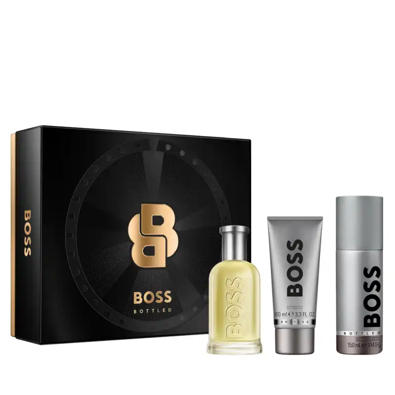 Estuche De Regalo Boss Bottled Eau De Toilette 100 Ml + Desodorante 150 Ml + Gel De Ducha 100 Ml - Hugo Boss - Comparador de precios