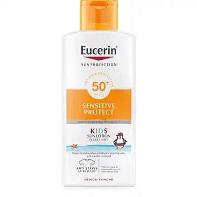 Eucerin Eucerin Kids Sun Lotion Sensitive Protect FPS 50+, 400 ml - Eucerin - Comparador de precios