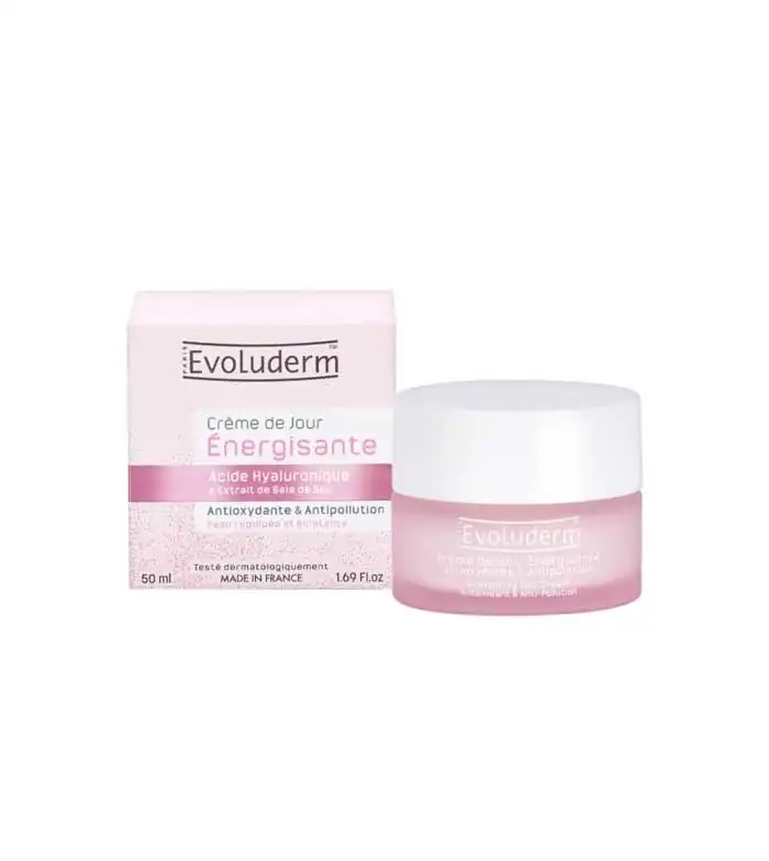 Evoluderm - Crema facial de día energizante 50ml - Ácido hialurónico y extracto de baya goji - Evoluderm - Comparador de precios